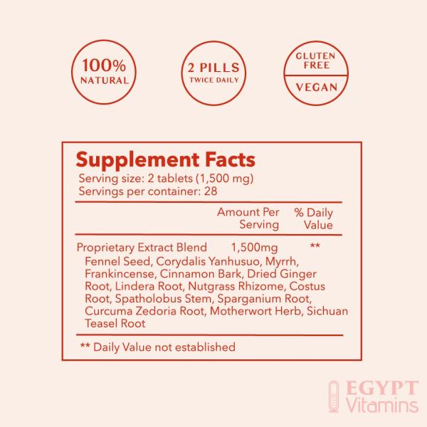 forever BRAZEN Cramp + PMS Support Bundle برازين ، دورة بدون أعراض الدورة الشهرية او التشنجات او آلام الدورة وتحسن الحالة المزاجية - Image 2