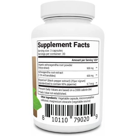 Dr. Berg Organic Ashwagandha Capsules