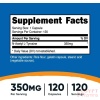 Nutricost N-Acetyl L-Tyrosine (NALT) 350mg, 120 Capsules
