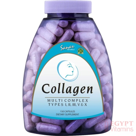 Sanar Naturals Collagen Pills Multi Collagen Complex - Type I, II, III, V, X - Extra Strength Hair Skin Nails Joints - Hydrolyzed Collagen Peptides Supplement, 150 Capsules