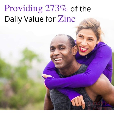 Garden of Life Zinc Supplements 30mg High Potency Raw Zinc and Vitamin C Multimineral Supplement, Vitamin Code Vitamins Trace Minerals & Probiotics for Skin Health & Immune Support, 60 Vegan Capsules