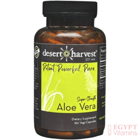 Desert Harvest Aloe Vera, 180 Capsules