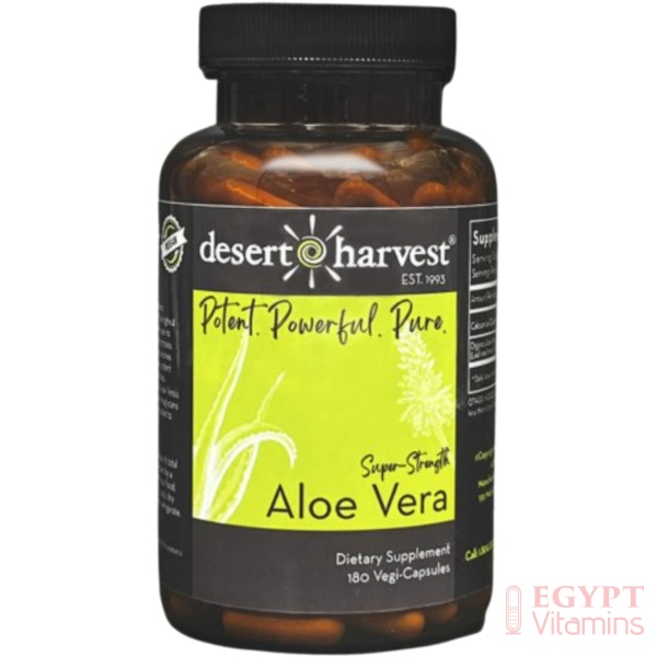 Desert Harvest Aloe Vera, 180 Capsules