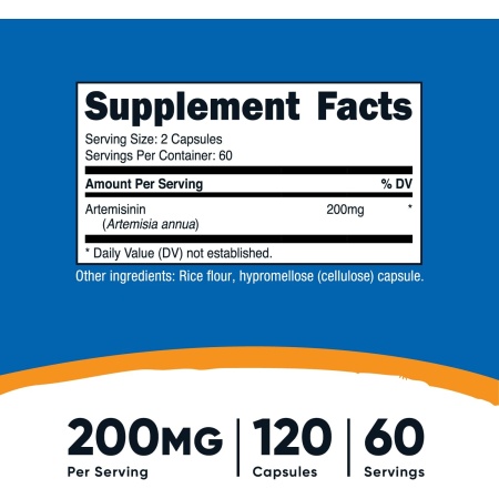 Nutricost, Artemisinin 200mg, Ingredients