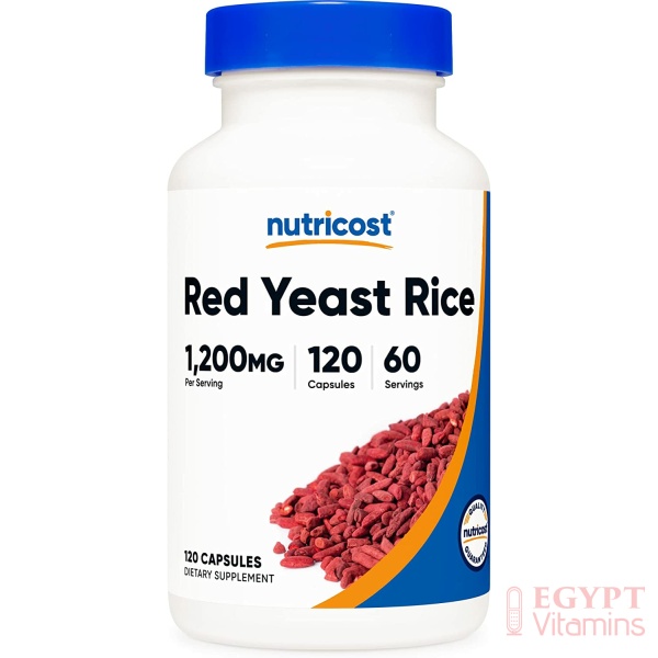 Nutricost Red Yeast Rice 1200mg, 120 Capsules - 60 Serv, Veggie Caps