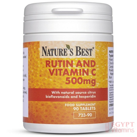 Rutin and Vitamin C 500mg, Contributes To The Normal Function Of The Immune System