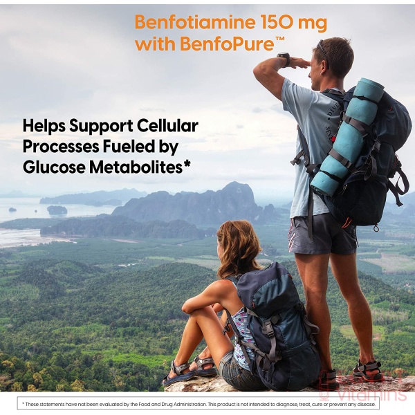 Doctor's Best BenFotiamine with BenfoPure, Helps Maintain Blood Sugar Levels, 150 mg, 120 Veggie Caps