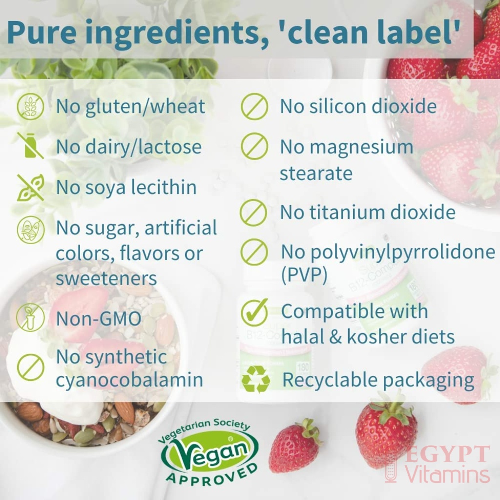 Igennus Super 1000mcg, Sublingual Vitamin B12, Methylcobalamin, Adenosylcobalamin