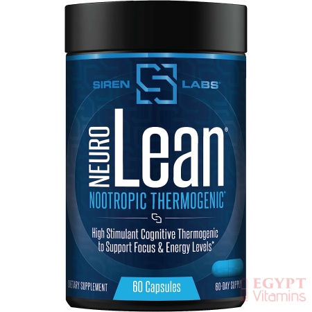 Siren Labs Neuro Lean Concentrated Thermogenic for Health, Water Loss, Energy and Focus - 60 Capsules
