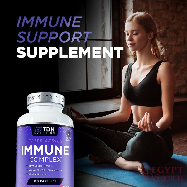 TDN Nutrition System Support - Premium Immune Supplement - 120 Capsulesمنتج مثالي لدعم المناعه عبوه 120 كبسوله - Image 5