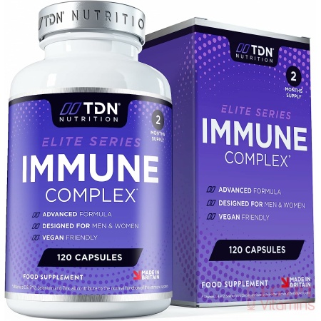 TDN Nutrition System Support - Premium Immune Supplement - 120 Capsules