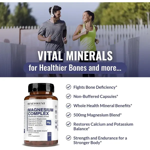 5-in-1 Magnesium Complex by Benevolent, Benefits.