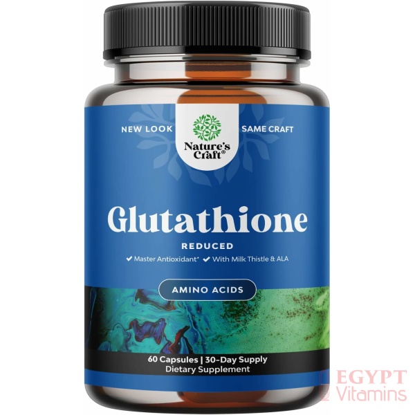 Reduced Glutathione Supplement with Glutamic Acid - L Glutathione 1000mg with Silymarin Milk Thistle Extract ALA Alpha Lipoic Acid Complex for Liver Support Skin Complexion Immunity & Brain Health
