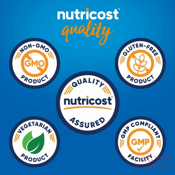 Nutricost Biotin (Vitamin B7) 10,000mcg (10mg) Vitamin Supplement, 240 Capsules - Vegetarian, Gluten Free, Quick Release, Non-GMO