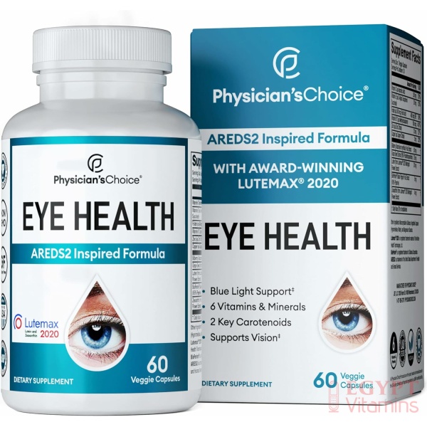 Areds 2 Eye Vitamins - Lutein, Zeaxanthin & Bilberry Extract - Supports Eye Strain, Dry Eyes, and Vision Health - 2 Award-Winning Clinically Proven Eye Vitamin Ingredients - Carotenoid Blend
