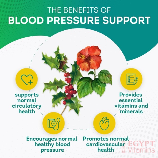 PurePremium Blood Pressure Support with Hawthorn & Hibiscus - for Cardiovascular & Circulatory Health - 180 Capsules - Image 5