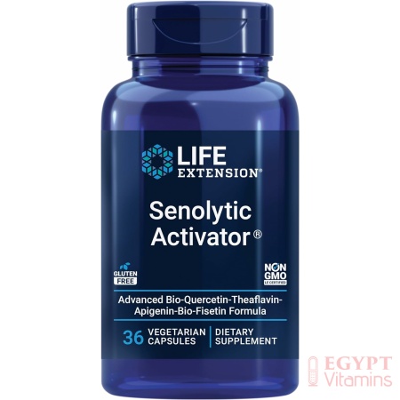 Life Extension Senolytic Activator - with Quercetin, Fisetin - For Immune Support, Anti-Aging & Longevity - Supports Systemic Rejuvenation - Non-GMO, Gluten-Free - 36 Vegetarian Capsules