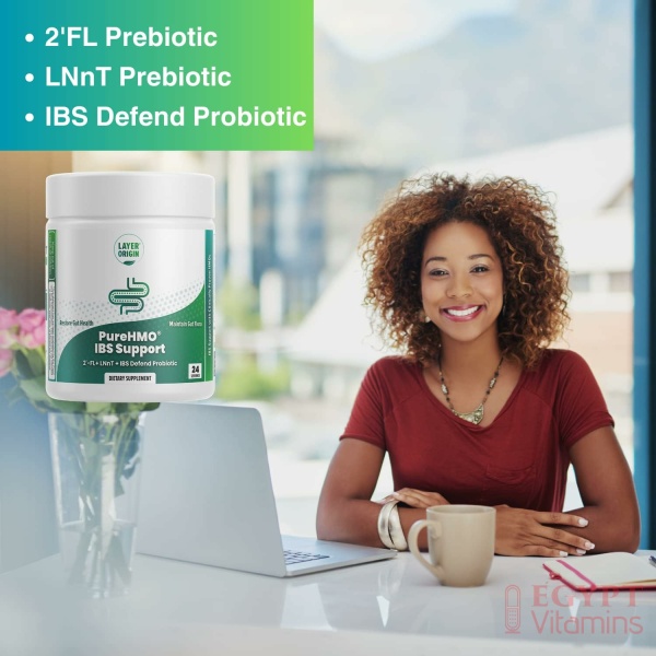 Layer Origin PureHMO IBS Support - Clinically Tested Super Prebiotic + Super Probiotic to Relieve IBS Symptoms - Reduce Inflammation, Strengthen Gut Barriers, and Restore Your Gut Functions - Image 4