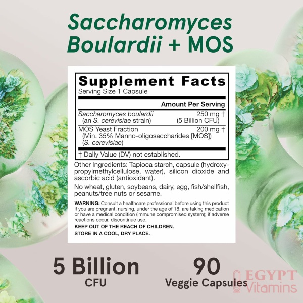 JARROW FORMULAS, Saccharomyces Boulardii MOS, 90 Count - Image 5