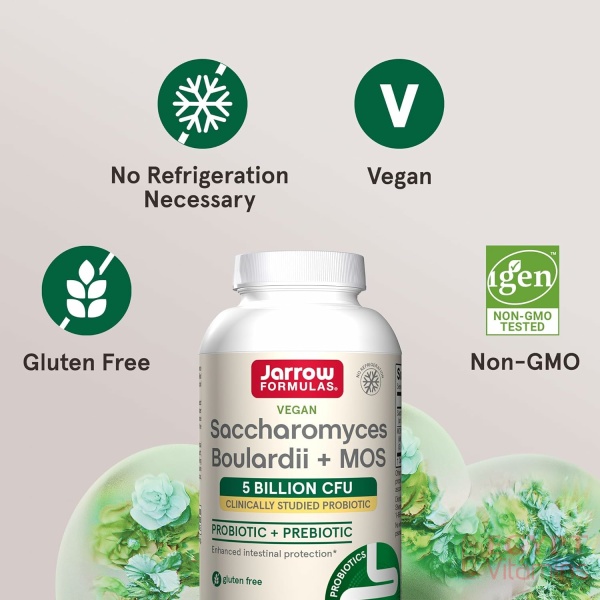 JARROW FORMULAS, Saccharomyces Boulardii MOS, 90 Count - Image 6