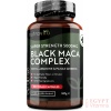 Nutravita Maca Root Capsules 5000mg (High Strength) – 180 Vegan Black (6 Month Supply) 100% Peruvian with L-Arginine, Panax Ginseng & Pepper