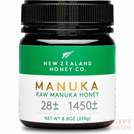 New Zealand Honey Co. Raw Manuka Honey UMF 28+ | MGO 1450+, UMF Certified / 8.8oz