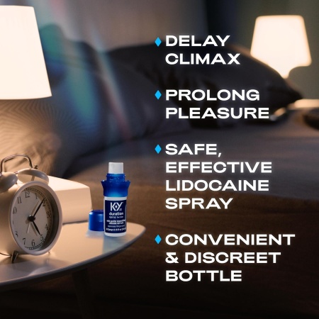 K-Y Duration Delay Spray, Features.