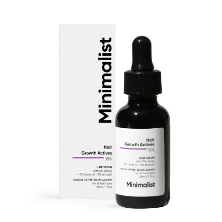 Minimalist 18% Hair Growth Serum | 5 Proven Actives | 30ml