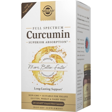 Solgar, Full Spectrum Curcumin, 105 LiCaps