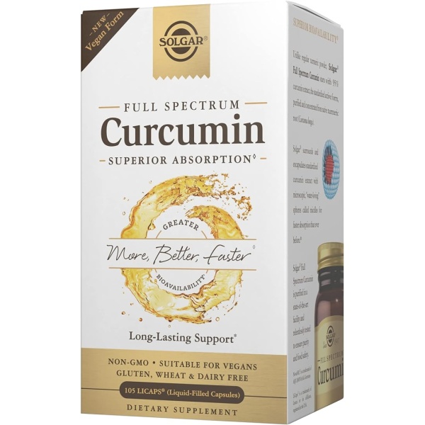 Solgar, Full Spectrum Curcumin, 105 LiCaps