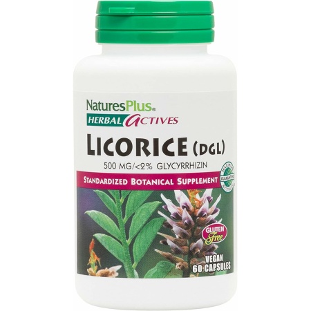 About this item NaturesPlus Actives Licorice (DGL) Capsules 60 Vegan Supplements