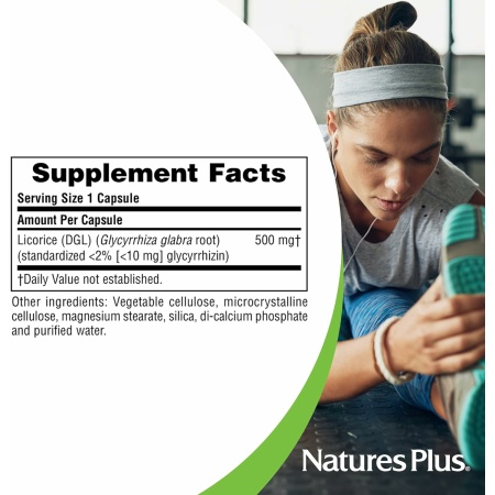 About this item NaturesPlus Actives Licorice (DGL) Capsules 60 Vegan Supplements