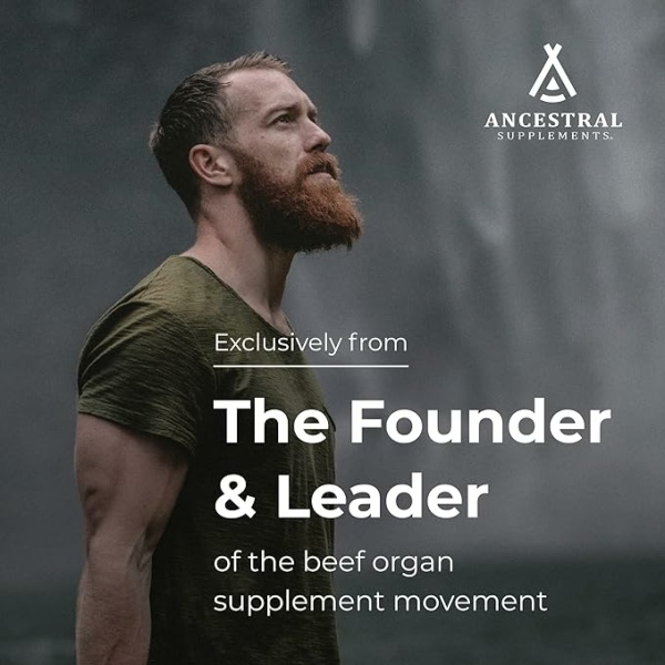 ⁦Ancestral Supplements Grass Fed Beef Bone and Marrow Supplement, 3000mg, Skin, Oral Health, and Joint Support Supplement, Promotes Whole-Body Wellness, Non GMO Whole Bone Extract, 180 Capsules⁩ - الصورة ⁦6⁩
