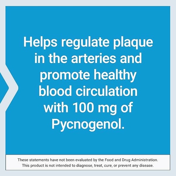 Life Extension Arterial Protect - Blood Pressure Supplement for Heart Health - with gotu kola and Pycnogenol dried French maritime pine bark extracts - Gluten-Free, Non-GMO, Vegetarian - 30 capsules