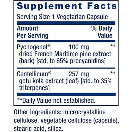 Life Extension Arterial Protect - Blood Pressure Supplement for Heart Health - with gotu kola and Pycnogenol dried French maritime pine bark extracts - Gluten-Free, Non-GMO, Vegetarian - 30 capsules