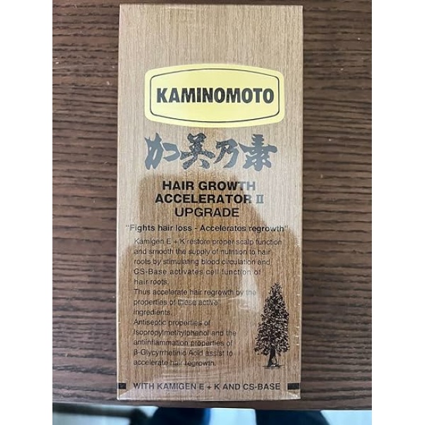 KAMINOMOTO Hair Growth Accelerator II UPGRADE Version Made in JAPAN GOLD 150ml REGROWTH TREATMENT