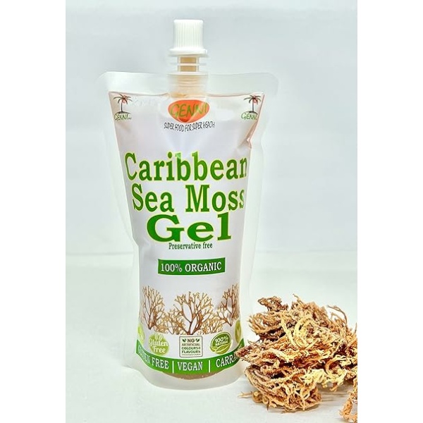 Sea Moss Gel with a Hint of Cinnamon and Nutmeg (aka Irish Moss & Carrageenen) (3)
