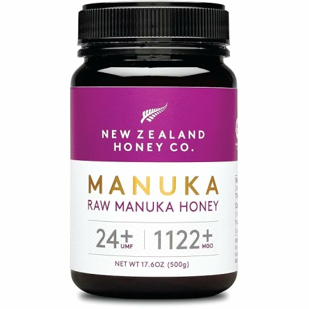 New Zealand Honey Co. Raw Manuka Honey UMF 24+ / MGO 1122+, UMF Certified / 17.6oz