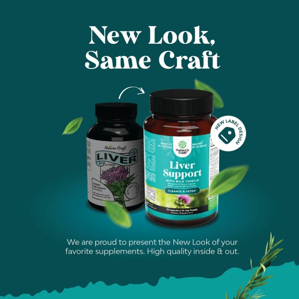 ⁦Liver Cleanse and Detox & Repair Formula - Herbal Liver Support Supplement with Milk Thistle Dandelion Root & Artichoke Extract for Liver Health - Silymarin Milk Thistle Liver Detox Capsules-70 Capsules⁩ - الصورة ⁦9⁩