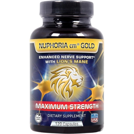 Nuphoria cm® Gold – Nerve Support Formula | 120 Capsules