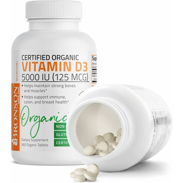Bronson Vitamin D3 5,000 IU, 360 Tablets - Image 5