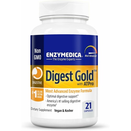 Enzymedica Digest Gold + ATPro, 21 Capsules