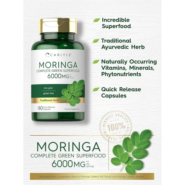 Carlyle Moringa Oleifera 6000 mg