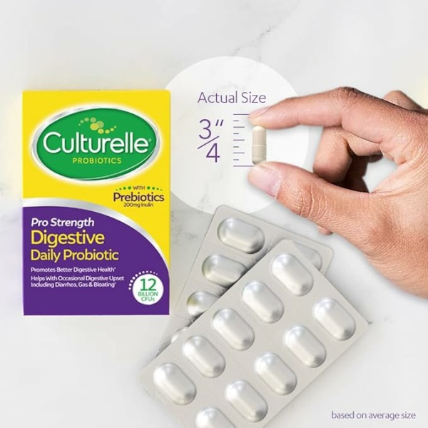 Culturelle Pro Strength Daily Probiotic, Digestive Health Capsules