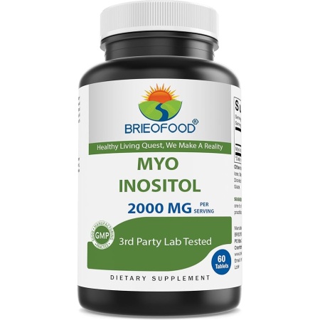 Brieofood Myo Inositol 2000 mg per serving - 60 Tablets