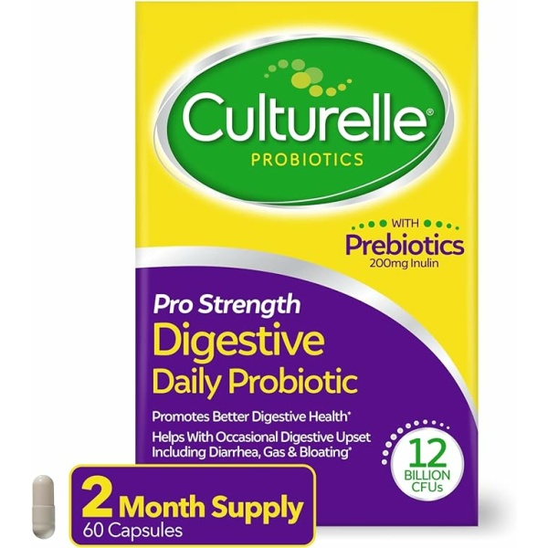 Culturelle Pro Strength Daily Probiotic, Digestive Health Capsules