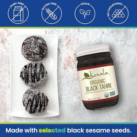 Kevala Organic Black Sesame Tahini, 12 Ounce