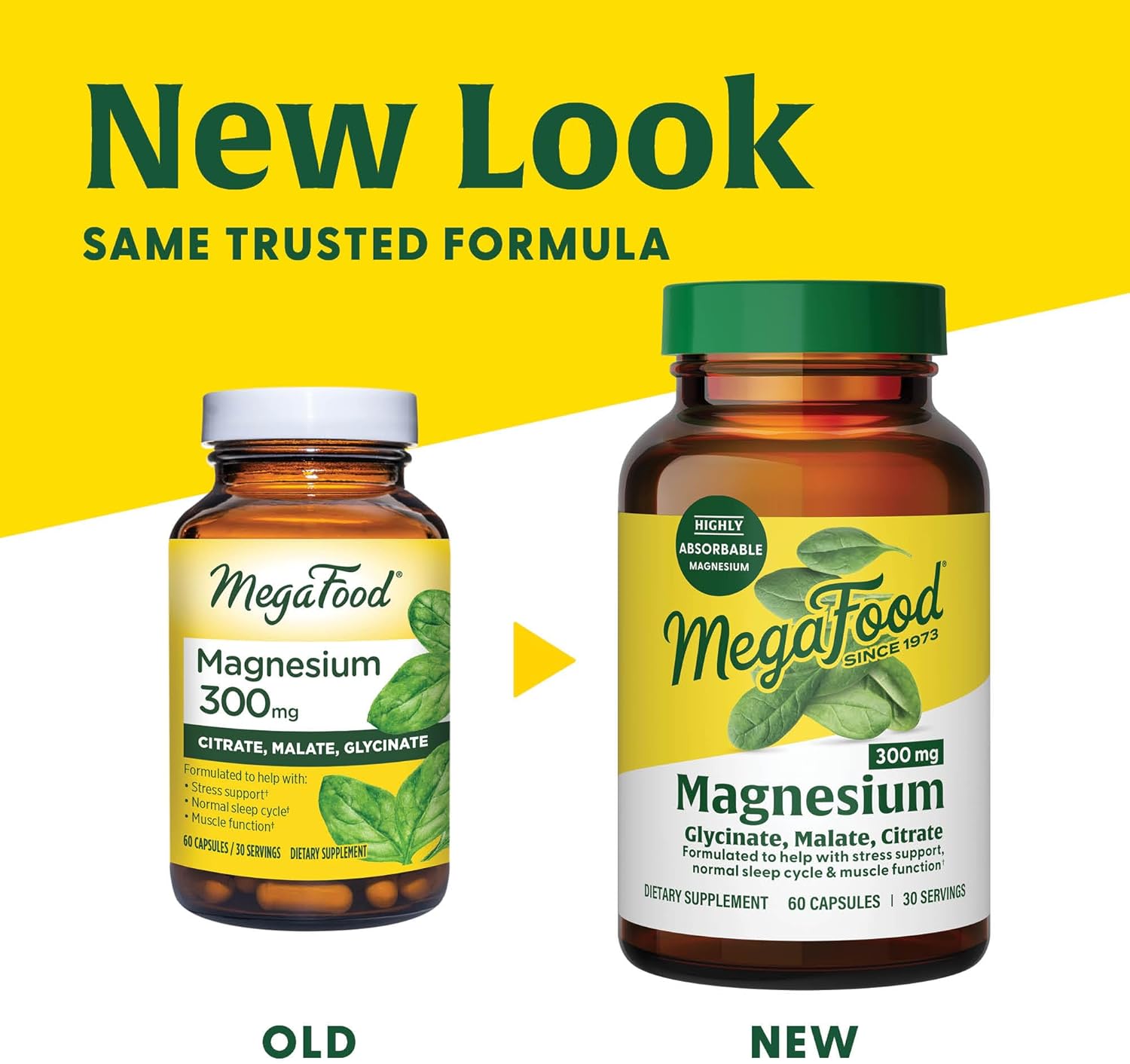 MegaFood Magnesium 300 mg - 60 Capsules | Egypt Vitamins