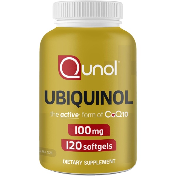 Qunol Ubiquinol CoQ10 100mg Softgels - 120 Count