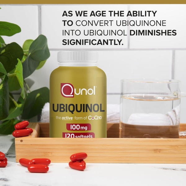 Qunol Ubiquinol CoQ10 100mg Softgels - 120 Count - Image 4